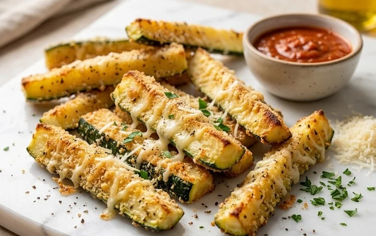 Baked Parmesan Zucchini Fries