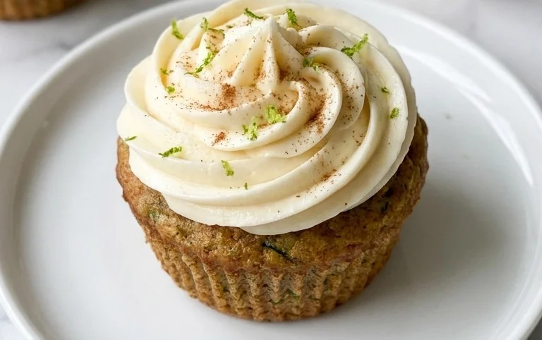 Zucchini Cupcakes with Cream Cheese Frosting