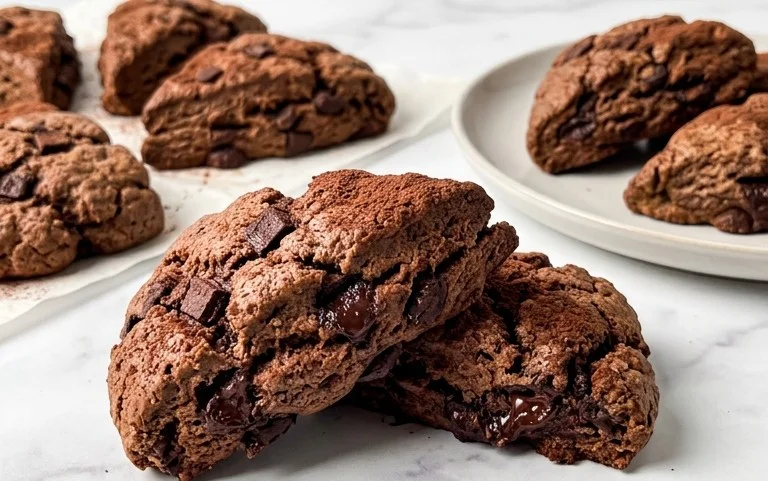 Triple Chocolate Scones