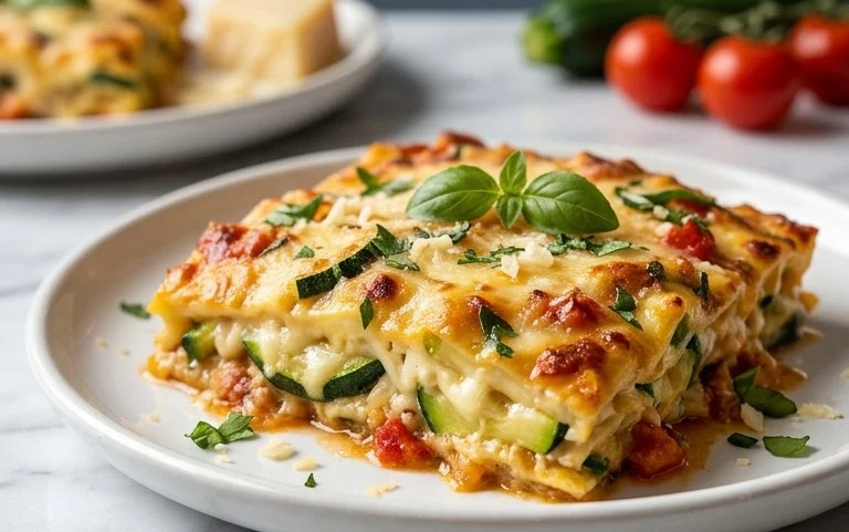 Three Cheese Zucchini Parmesan
