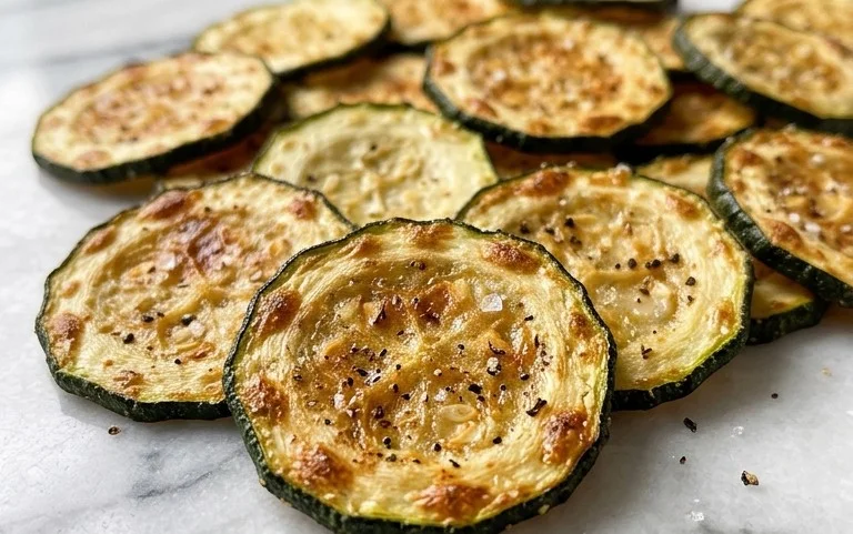 Crispy Baked Zucchini Chips